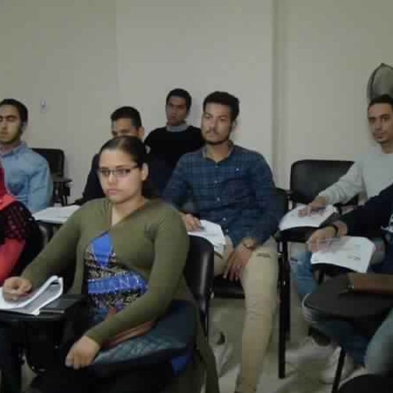 Pictures of participants in the human resources program