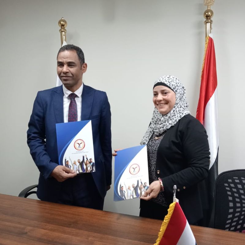  Conclusion of a cooperation protocol with the European Nile University in Cairo, June 2024