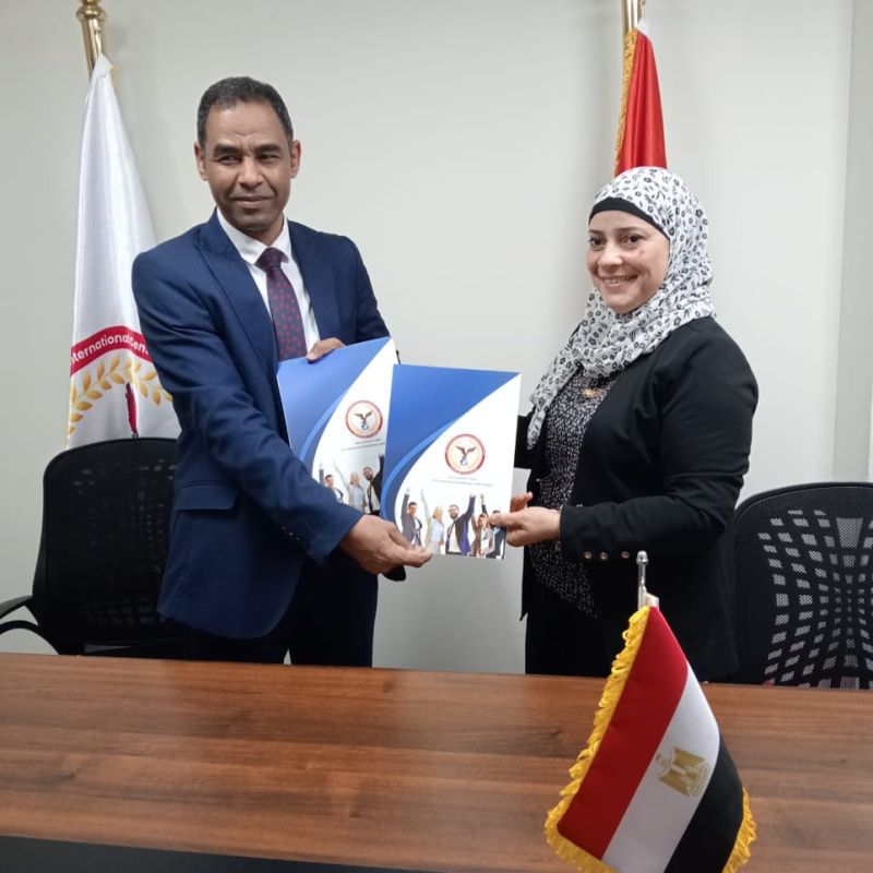  Conclusion of a cooperation protocol with the European Nile University in Cairo, June 2024