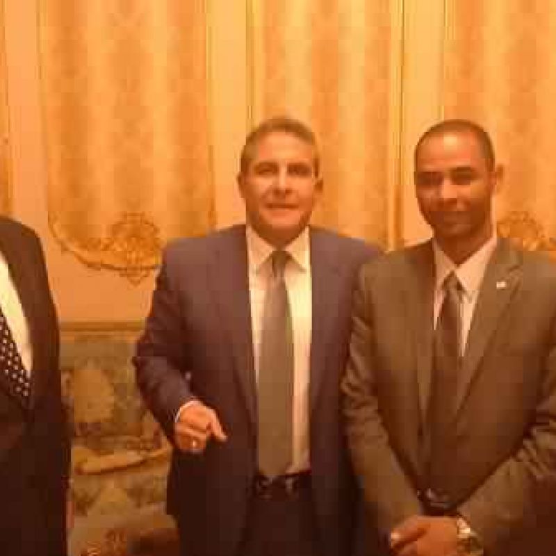 Counselor Hisham Soliman visited the Egyptian Parliament and met with the Deputy Parliament Mr. Mr. 