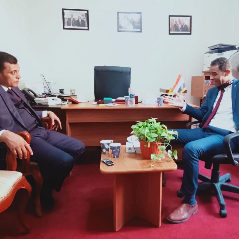 Counselor Hisham Suleiman's meeting with Mr. / Mr. Al-Shazly, head of the General Union for Media